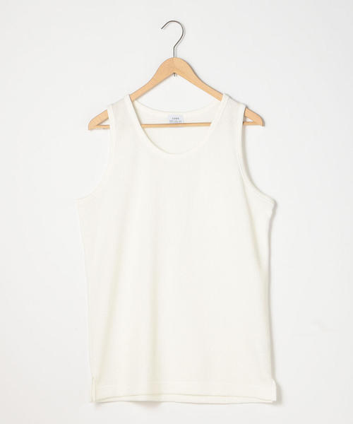 coen(コーエン)の「ワッフルサーマルレイヤードタンクトップ(タンクトップ・メンズ・ホワイト/グレー・MEDIUM/X-LARGE/LARGE/SMALL)」の1枚目の写真