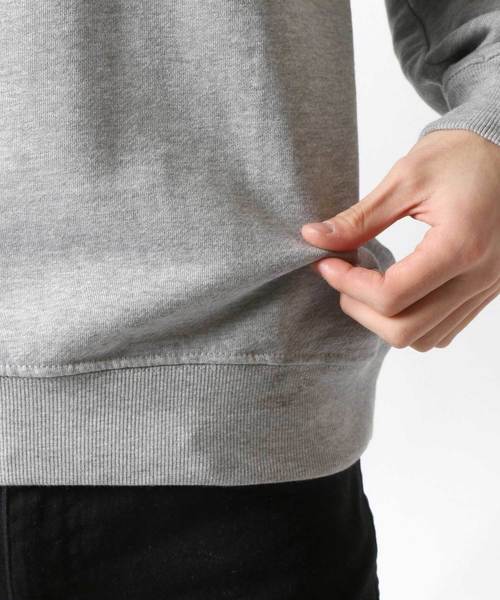 CONVERSE（コンバース）の「CONVERSE/コンバース ワンポイントプルオーバークルースウェット トレーナー（スウェット・メンズ・ホワイト/ブラック/ネイビー/グレー・M/L/XL）」の7枚目の写真