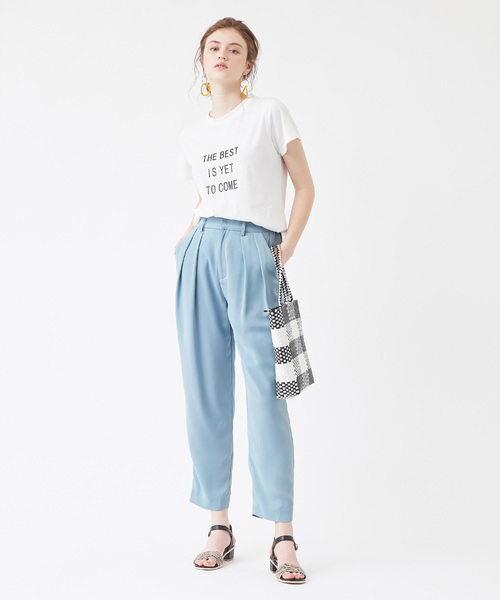 titivate(ティティベイト)の「サルエルテーパードパンツ(その他パンツ・レディース・ホワイト/ライトブルー/ブラック・S/M/L)」の6枚目の写真