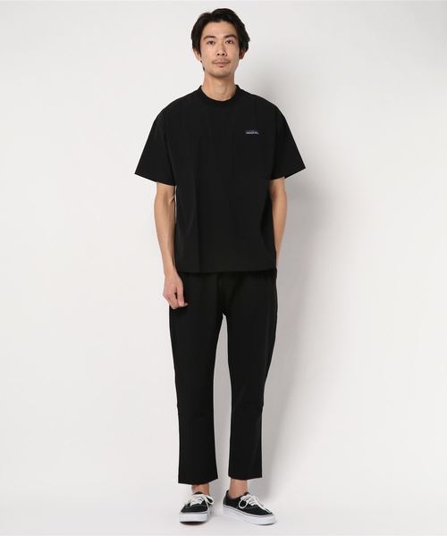 THOUSAND MILE（サウザンドマイル）の「THOUSAND MILE / サウザンドマイル　ショートスリーブセットアップ(Tシャツ・パンツ・ポーチ　セット）（Tシャツ/カットソー・メンズ・ブラック/ネイビー・S/L/M）」の6枚目の写真