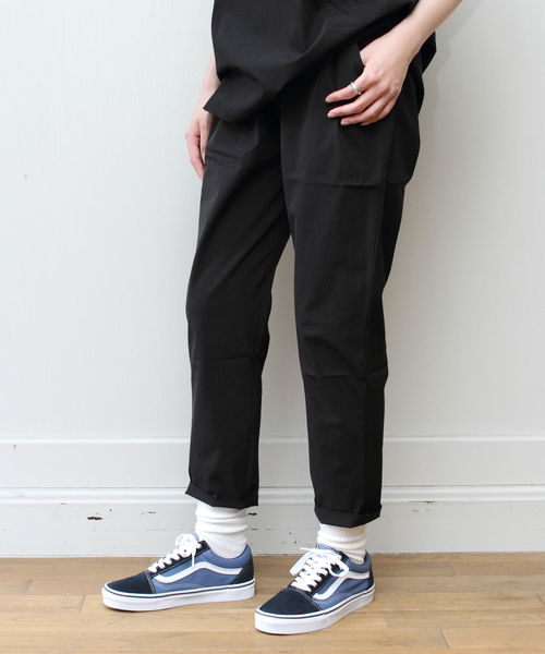 THOUSAND MILE（サウザンドマイル）の「THOUSAND MILE / サウザンドマイル　ショートスリーブセットアップ(Tシャツ・パンツ・ポーチ　セット）（Tシャツ/カットソー・メンズ・ブラック/ネイビー・S/L/M）」の9枚目の写真