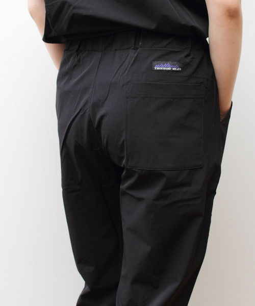 THOUSAND MILE（サウザンドマイル）の「THOUSAND MILE / サウザンドマイル　ショートスリーブセットアップ(Tシャツ・パンツ・ポーチ　セット）（Tシャツ/カットソー・メンズ・ブラック/ネイビー・S/L/M）」の8枚目の写真