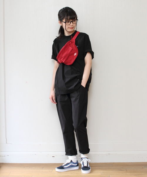 THOUSAND MILE（サウザンドマイル）の「THOUSAND MILE / サウザンドマイル　ショートスリーブセットアップ(Tシャツ・パンツ・ポーチ　セット）（Tシャツ/カットソー・メンズ・ブラック/ネイビー・S/L/M）」の14枚目の写真