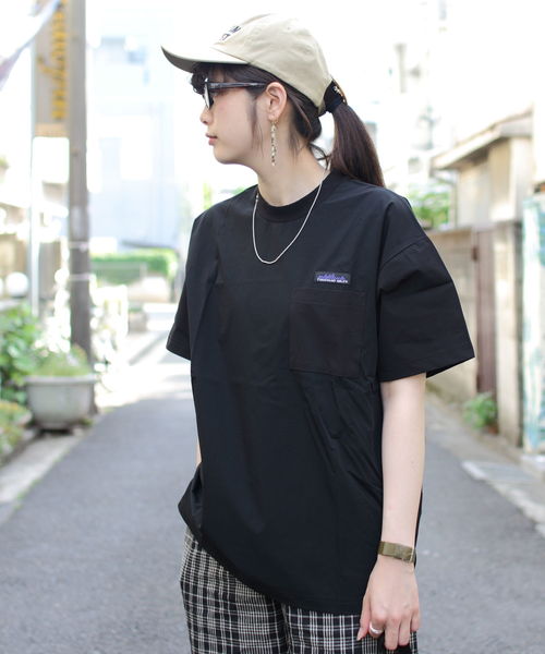 THOUSAND MILE（サウザンドマイル）の「THOUSAND MILE / サウザンドマイル　ショートスリーブセットアップ(Tシャツ・パンツ・ポーチ　セット）（Tシャツ/カットソー・メンズ・ブラック/ネイビー・S/L/M）」の19枚目の写真