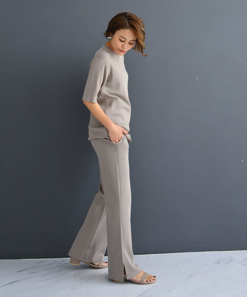 【セール】授乳サマーニット マタニティセットアップ（マタニティウェア/グッズ）｜CHOCOA（チョコア）