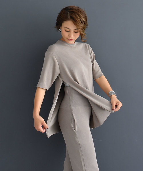 【セール】授乳サマーニット マタニティセットアップ（マタニティウェア/グッズ）｜CHOCOA（チョコア）