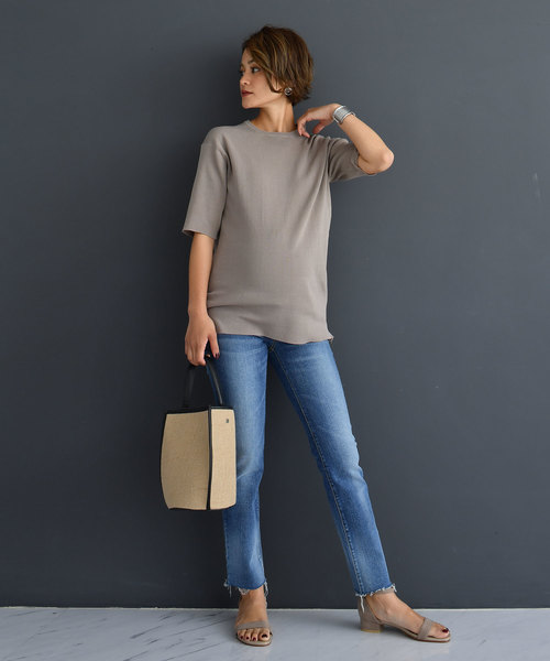 【セール】授乳サマーニット マタニティセットアップ（マタニティウェア/グッズ）｜CHOCOA（チョコア）