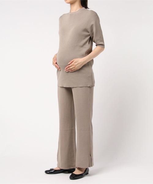 【セール】授乳サマーニット マタニティセットアップ（マタニティウェア/グッズ）｜CHOCOA（チョコア）