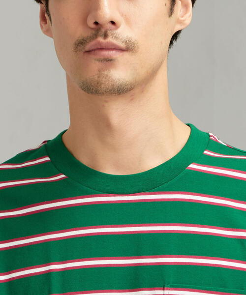 Carhartt（カーハート）の「[カーハート] SC★CARHARTT HOUSTON ポケット Tシャツ（Tシャツ/カットソー・メンズ・ダークグリーン/ピンク・SMALL/MEDIUM/LARGE）」の10枚目の写真