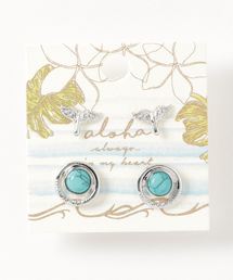 Kahiko（カヒコ）の「【Kahiko】ホエールテールスタッドピアス4点セット（ピアス（両耳用）・レディース）」