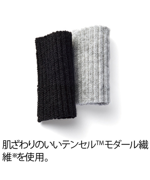 MEDE19F(メデジュウキュウ)の「MEDE19F テレコハイネックトップス(Tシャツ/カットソー・レディース・ホワイト/ブラック/杢グレー・MEDIUM/LARGE/X-LARGE/XX-LARGE)」の5枚目の写真