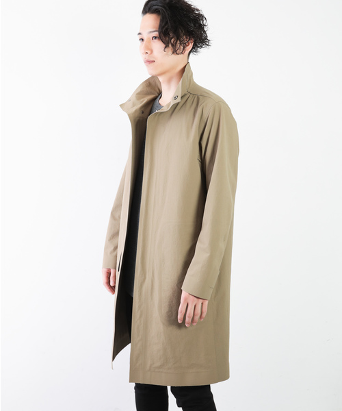ATTACHMENT（アタッチメント）の「ナイロンストレッチ スタンドカラー 