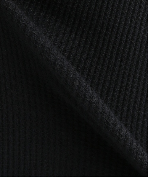 HANES(ヘインズ)の「【Hanes】Thermalヘンリーネック ロングスリーブ(Tシャツ/カットソー・レディース・ブラック/アイボリー・LARGE)」の16枚目の写真