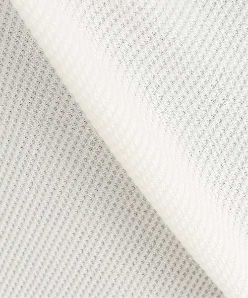 HANES(ヘインズ)の「【Hanes】Thermalヘンリーネック ロングスリーブ(Tシャツ/カットソー・レディース・ブラック/アイボリー・LARGE)」の5枚目の写真