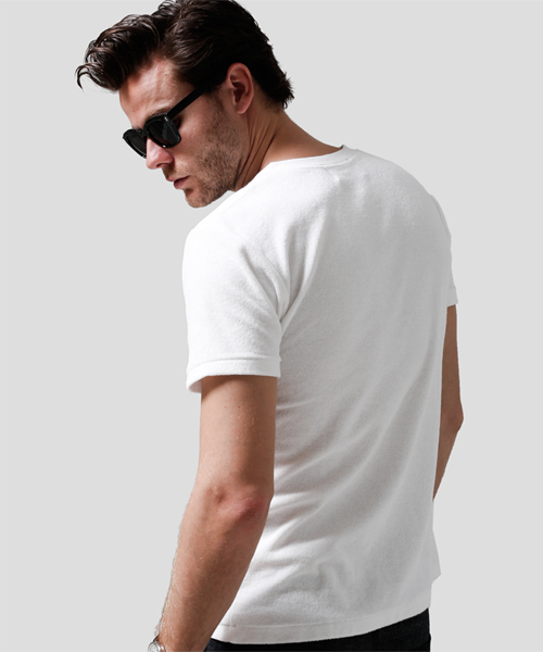 NANO universe（ナノユニバース）の「junhashimoto nano・universe/ パイルVネック TEE（Tシャツ/カットソー・メンズ・ブラック/グレー/ホワイト/ネイビー・X-LARGE/SMALL/MEDIUM/LARGE）」の9枚目の写真