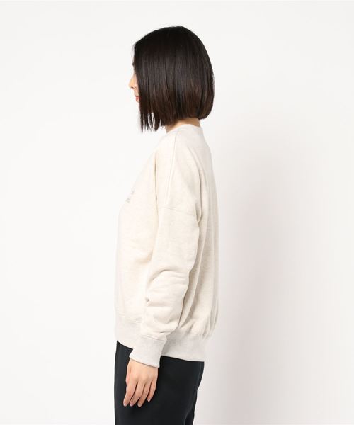 IENA(イエナ)の「刺しゅうロゴ裏毛プルオーバー◆(Tシャツ/カットソー・レディース・チャコールグレー/アイボリー・FREE)」の3枚目の写真
