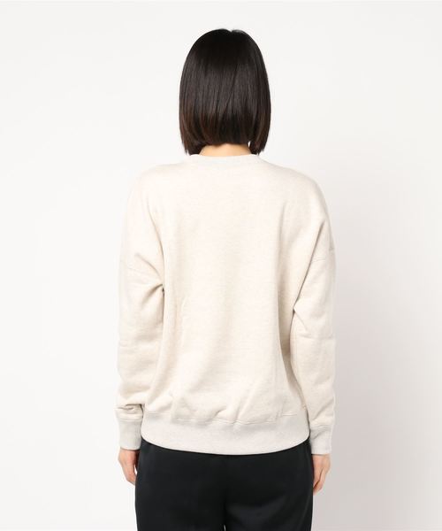 IENA(イエナ)の「刺しゅうロゴ裏毛プルオーバー◆(Tシャツ/カットソー・レディース・チャコールグレー/アイボリー・FREE)」の4枚目の写真