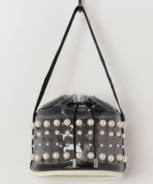 LUDLOW（ラドロー）の「pearl pvc bucket bag（ショルダーバッグ