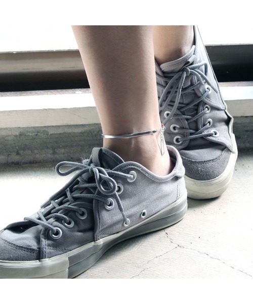 YArKA（ヤーカ）の「【YArKA/ヤーカ】silver925 flat chain anklet[SNK]/フラットチェーンアンクレット シルバー925（アンクレット・レディース・シルバー・FREE）」の4枚目の写真