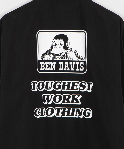 BEN DAVIS(ベンデイビス)の「WEGO/BEN DAVISスリーブロゴコーチジャケット(ブルゾン・メンズ・ブラック・MEDIUM/LARGE)」の10枚目の写真