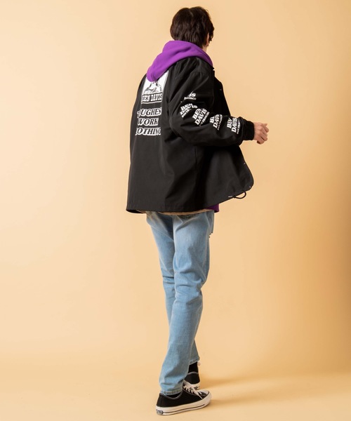 BEN DAVIS(ベンデイビス)の「WEGO/BEN DAVISスリーブロゴコーチジャケット(ブルゾン・メンズ・ブラック・MEDIUM/LARGE)」の16枚目の写真