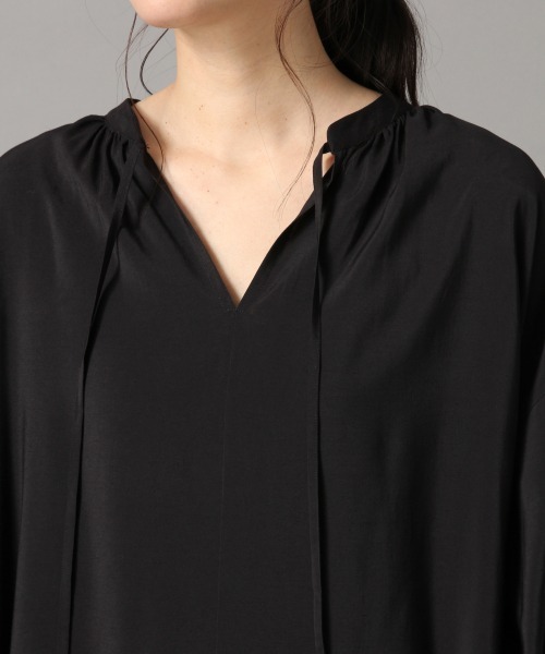 LOWRYS FARM（ローリーズファーム）の「カフタンワンピース　870306（ワンピース・レディース・ブラック/ベージュ/ブルー/グリーン/アイボリー・FREE）」の10枚目の写真