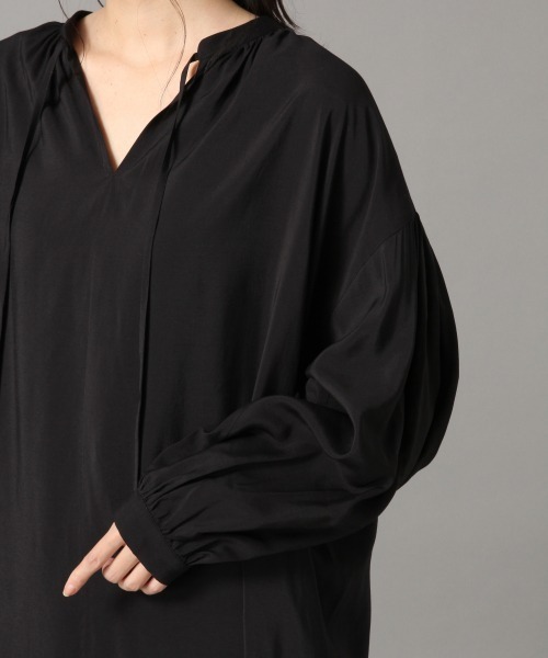 LOWRYS FARM（ローリーズファーム）の「カフタンワンピース　870306（ワンピース・レディース・ブラック/ベージュ/ブルー/グリーン/アイボリー・FREE）」の11枚目の写真