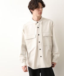 JUNRED | ワイドプラケットルーズシャツ(シャツ/ブラウス)