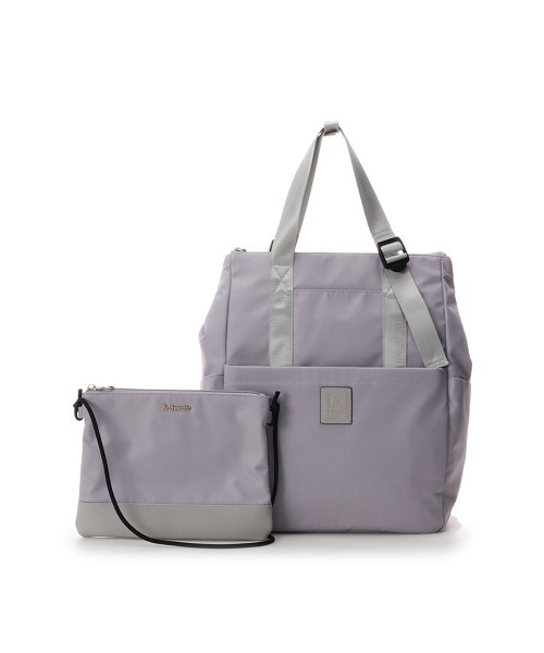 & chouette（アンドシュエット）の「たまひよコラボマザーズリュック（バックパック/リュック・レディース・ラベンダー/ブラック/グレイッシュベージュ/ダークブルー/ベージュ/グレー・FREE）」の10枚目の写真