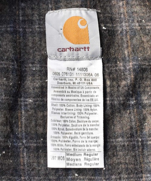 Carhartt（カーハート）の「【ヴィンテージ古着】Carhartt/カーハート デトロイトジャケット（ブルゾン・メンズ・カーキ・MEDIUM）」の5枚目の写真