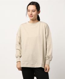 AMERICAN HOLIC | 変形クルーネックカットチュニック＊(Tシャツ/カットソー)