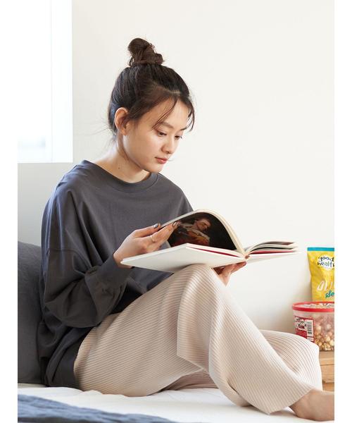 AMERICAN HOLIC(アメリカンホリック)の「変形クルーネックカットチュニック*(Tシャツ/カットソー・レディース・チャコールグレー/ベージュ/オフホワイト/ミント・FREE)」の22枚目の写真