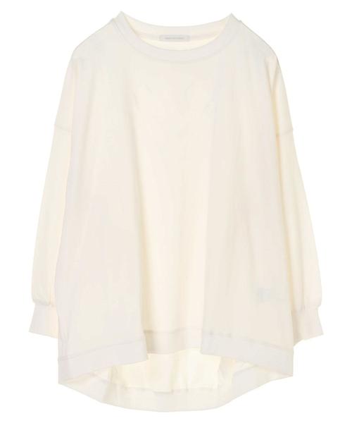 AMERICAN HOLIC(アメリカンホリック)の「変形クルーネックカットチュニック*(Tシャツ/カットソー・レディース・チャコールグレー/ベージュ/オフホワイト/ミント・FREE)」の11枚目の写真