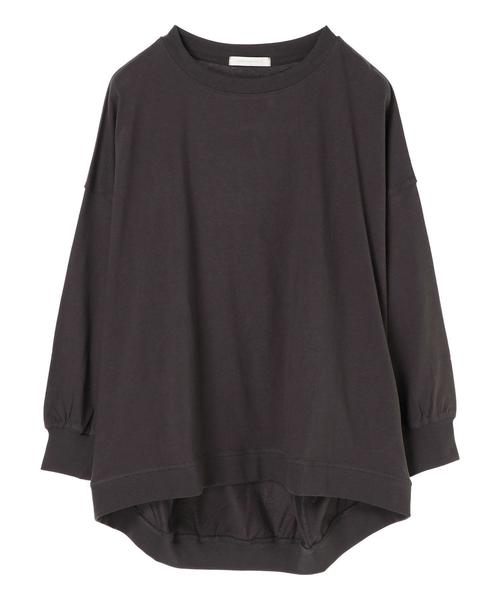 AMERICAN HOLIC(アメリカンホリック)の「変形クルーネックカットチュニック*(Tシャツ/カットソー・レディース・チャコールグレー/ベージュ/オフホワイト/ミント・FREE)」の10枚目の写真