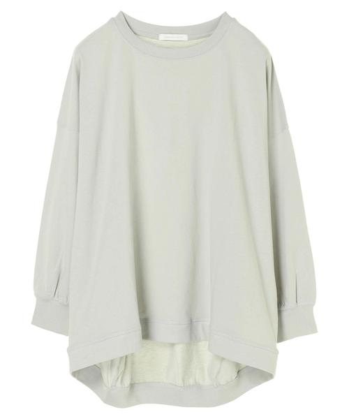 AMERICAN HOLIC(アメリカンホリック)の「変形クルーネックカットチュニック*(Tシャツ/カットソー・レディース・チャコールグレー/ベージュ/オフホワイト/ミント・FREE)」の8枚目の写真