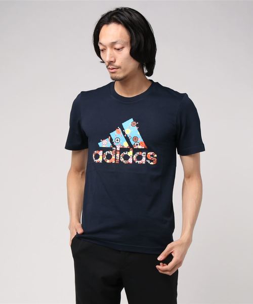 adidas(アディダス)の「【別注】アディダス adidas M 8-Bit BOS Tシャツ 限定コラボ(Tシャツ/カットソー・メンズ・ホワイト/ブラック/ネイビー/グリーン・XL/M/XXL/L/S)」の4枚目の写真
