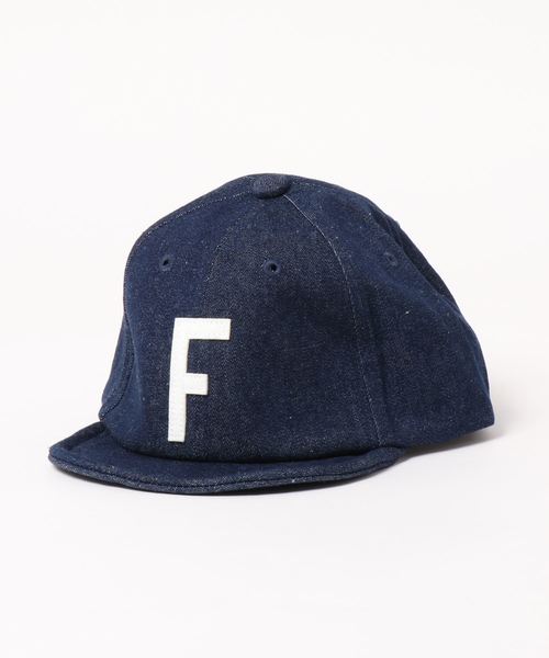 GRIN BUDDY（グリンバディ）の「【GRIN BUDDY / グリンバディ】キッズ デニムアルファベットキャップ/AtoZ Sim Logo Cap（キャップ・キッズ・H/P/X/I/Q/Y/C/L/T/A/J/R/Z/F/N/V/G/O/W/B/K/S/E/M/U/D・54cm）」の7枚目の写真