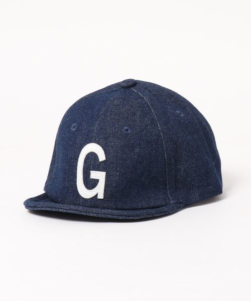 GRIN BUDDY（グリンバディ）の「【GRIN BUDDY / グリンバディ】キッズ デニムアルファベットキャップ/AtoZ Sim Logo Cap（キャップ・キッズ・H/P/X/I/Q/Y/C/L/T/A/J/R/Z/F/N/V/G/O/W/B/K/S/E/M/U/D・54cm）」の8枚目の写真