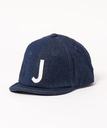 GRIN BUDDY（グリンバディ）の「【GRIN BUDDY / グリンバディ】キッズ デニムアルファベットキャップ/AtoZ Sim Logo Cap（キャップ）」