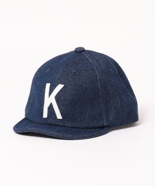 GRIN BUDDY（グリンバディ）の「【GRIN BUDDY / グリンバディ】キッズ デニムアルファベットキャップ/AtoZ Sim Logo Cap（キャップ・キッズ・H/P/X/I/Q/Y/C/L/T/A/J/R/Z/F/N/V/G/O/W/B/K/S/E/M/U/D・54cm）」の12枚目の写真
