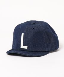 GRIN BUDDY（グリンバディ）の「【GRIN BUDDY / グリンバディ】キッズ デニムアルファベットキャップ/AtoZ Sim Logo Cap（キャップ）」