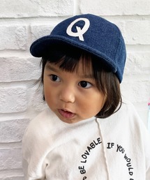GRIN BUDDY | 【GRIN BUDDY / グリンバディ】キッズ デニムアルファベットキャップ/AtoZ Sim Logo Cap(キャップ)