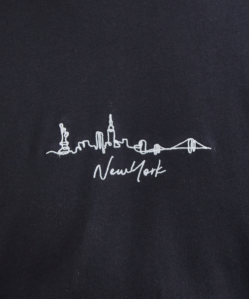 ABAHOUSE GRAY(アバハウスグレイ)の「【展開店舗限定】CITY刺繍 ロングTシャツ(Tシャツ/カットソー・メンズ・ホワイト/ネイビー/ブラック/ベージュ・46/48)」の17枚目の写真