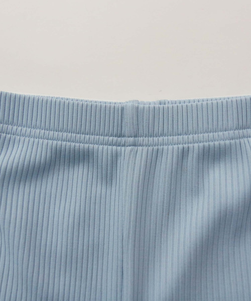 Bee des Bee（ビーデスビー）の「ラインパンツ（レギンス/スパッツ・キッズ・サックスブルー/カーキ/ブラック/ブラウン/ミント/ベージュ/ラベンダー/グレー/ピンク・130cm/150cm/100cm/140cm/110cm/120cm）」の12枚目の写真