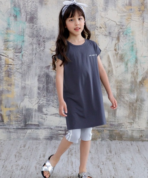 Bee des Bee（ビーデスビー）の「ラインパンツ（レギンス/スパッツ・キッズ・サックスブルー/カーキ/ブラック/ブラウン/ミント/ベージュ/ラベンダー/グレー/ピンク・130cm/150cm/100cm/140cm/110cm/120cm）」の18枚目の写真