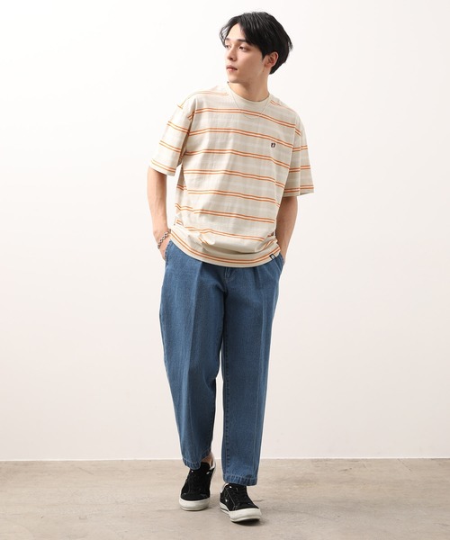 HANGTEN（ハンテン）の「HANG TEN×JUNRedボーダーＴＥＥ（Tシャツ/カットソー・メンズ・ベージュ系その他/ブラック・L/M）」の20枚目の写真