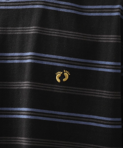 HANGTEN（ハンテン）の「HANG TEN×JUNRedボーダーＴＥＥ（Tシャツ/カットソー・メンズ・ベージュ系その他/ブラック・L/M）」の4枚目の写真