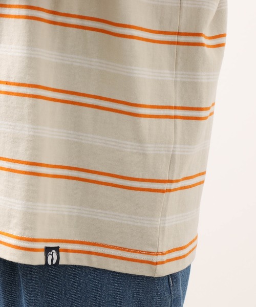 HANGTEN（ハンテン）の「HANG TEN×JUNRedボーダーＴＥＥ（Tシャツ/カットソー・メンズ・ベージュ系その他/ブラック・L/M）」の15枚目の写真