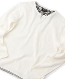 MEN'S BIGI | ヴィンテージ風ワッフルキーネック カットソー(Tシャツ/カットソー)