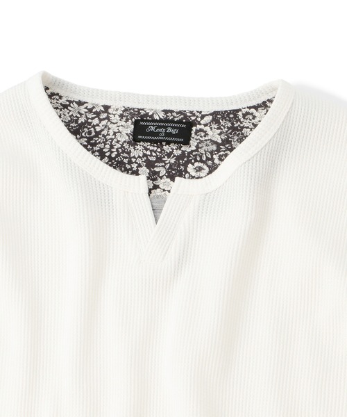 MEN'S BIGI(メンズビギ)の「ヴィンテージ風ワッフルカットソー(Tシャツ/カットソー・メンズ・パープル/ホワイト/ネイビー/ブラック・03/02/01)」の18枚目の写真